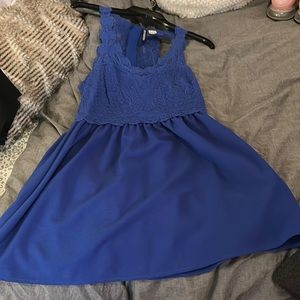Made in Italy blue lace dress